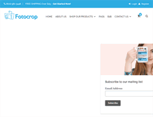 Tablet Screenshot of fotocrop.com